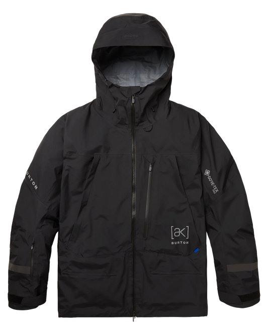 Burton Men's [ak]® Tusk Gore-Tex Pro 3L Snow Jacket - True Black Men's Snow Jackets - SnowSkiersWarehouse