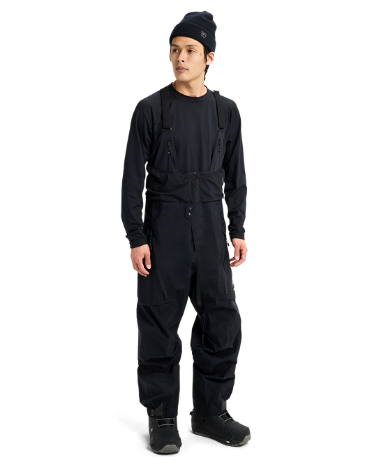 Burton Men's [ak]® Acamar GORE-TEX® Pro 3L Snow Bib Pants - True Black Men's Snow Bibs - Trojan Wake Ski Snow