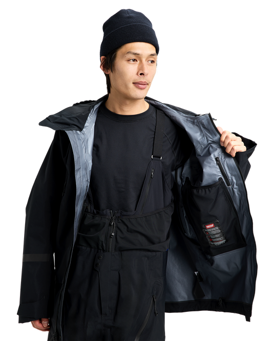 Burton Men's [ak]® Acamar GORE-TEX® Pro 3L Snow Jacket - True Black
