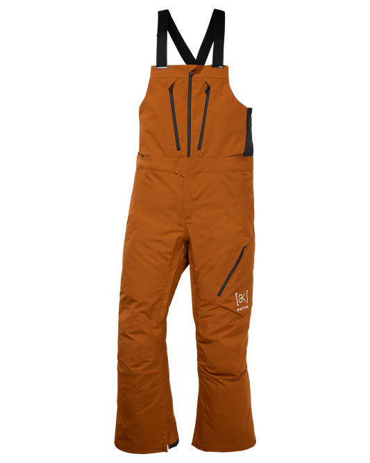 Burton Men's [ak]® Cyclic GORE-TEX® 2L Snow Bib Pants - Chestnut Brown Men's Snow Bibs - Trojan Wake Ski Snow