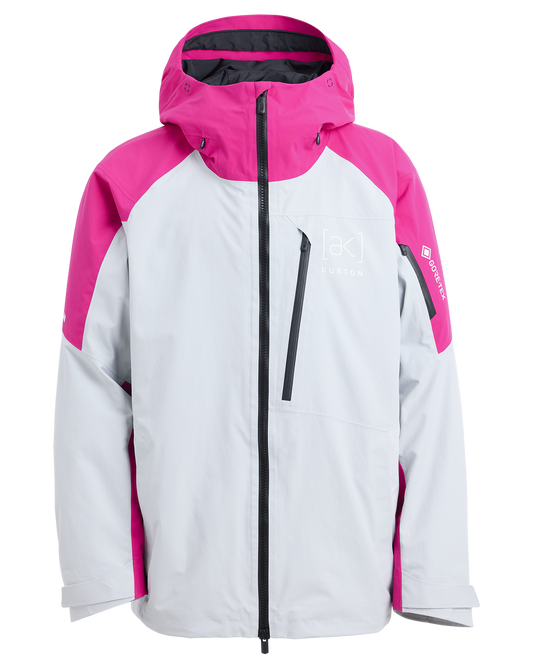 Burton Men's [ak]® Cyclic Gore‑Tex 2L Snow Jacket - Very Berry/Gray Cloud Men's Snow Jackets - Trojan Wake Ski Snow