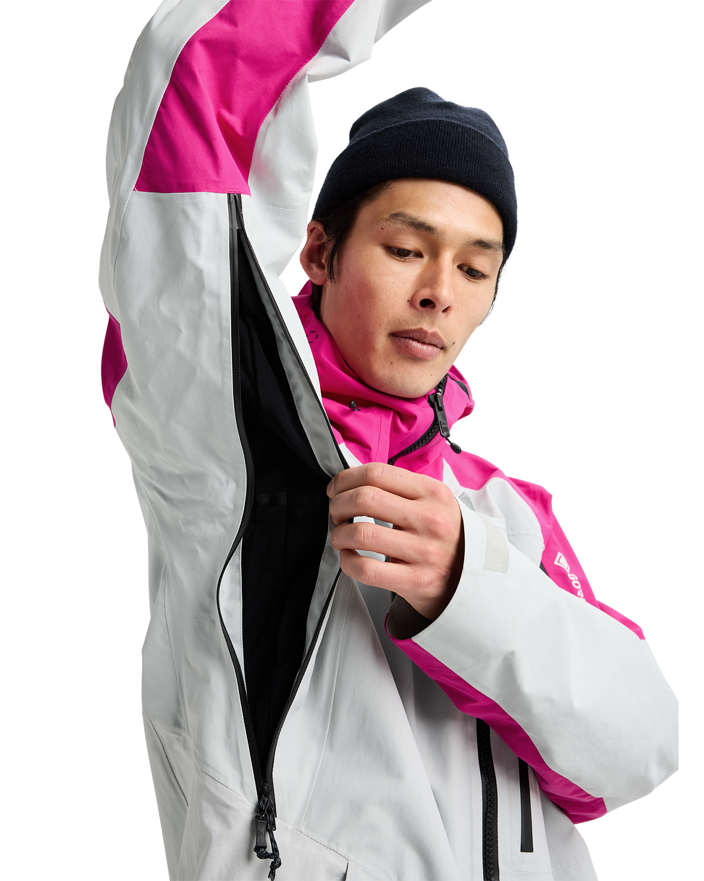 Burton Men's [ak]® Cyclic Gore‑Tex 2L Snow Jacket - Very Berry/Gray Cloud Men's Snow Jackets - Trojan Wake Ski Snow