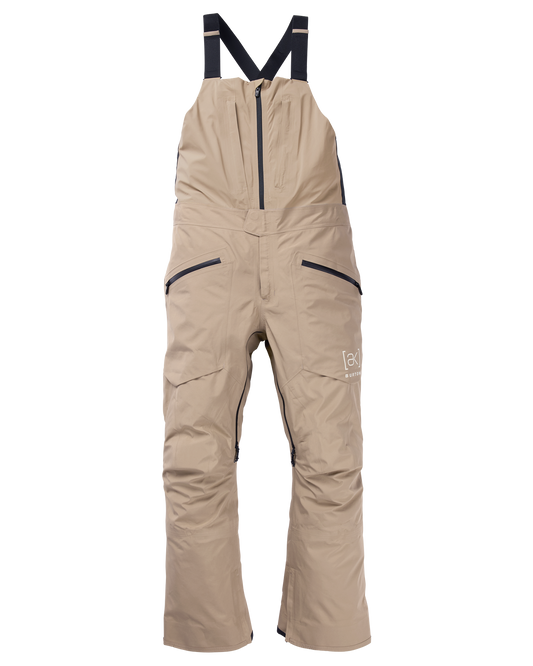 Burton Men's [ak]® Freebird Gore‑Tex 3L Snow Bib Pants - Summit Taupe Men's Snow Bibs - Trojan Wake Ski Snow