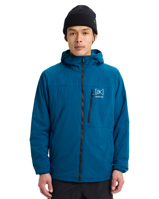 Burton Men's [ak]® Helium Hooded Stretch Insulated Jacket - Blue Teal