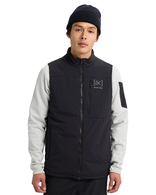 Burton Men's [ak]® Helium Stretch Insulated Vest - True Black Men's Jackets - Trojan Wake Ski Snow