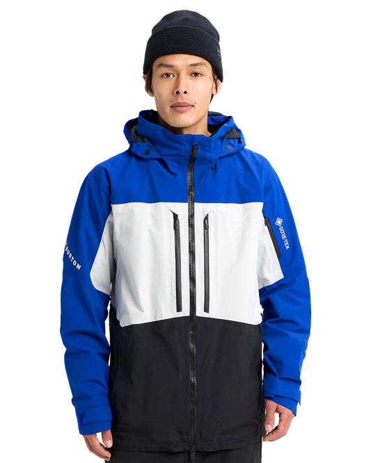 Burton Men's [ak]® Swash Gore‑Tex 2L Snow Jacket - Jake Blue/Gray Cloud/True Black