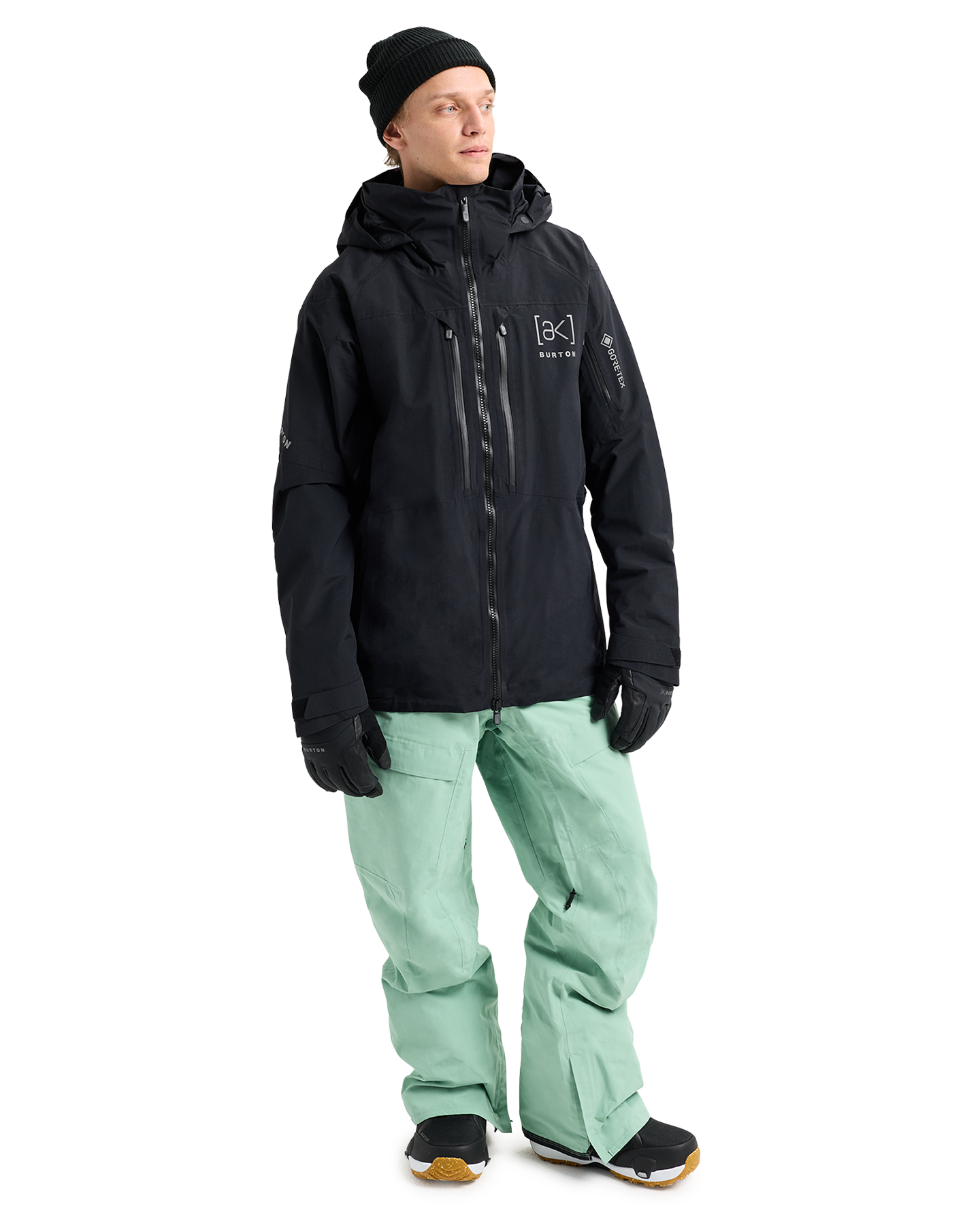 Burton Men's [ak]® Swash GORE-TEX® 2L Snow Jacket - True Black Men's Snow Jackets - Trojan Wake Ski Snow
