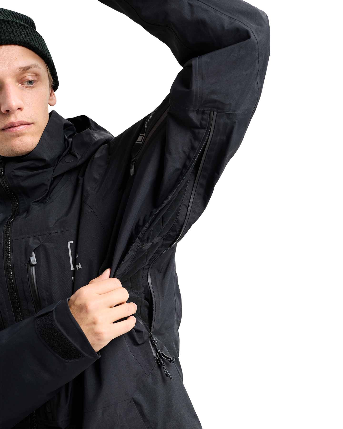 Burton Men's [ak]® Swash GORE-TEX® 2L Snow Jacket - True Black Men's Snow Jackets - Trojan Wake Ski Snow