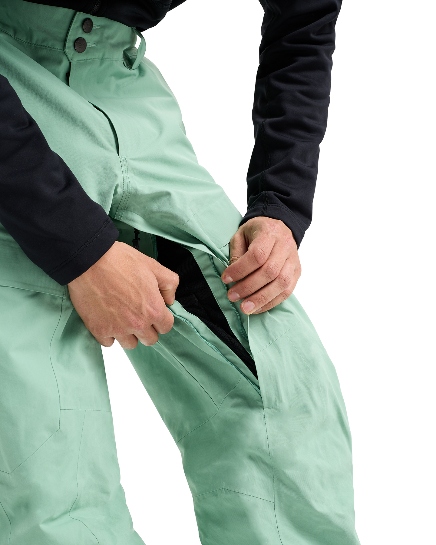 Burton Men's [ak]® Swash GORE-TEX® 2L Snow Pants - Soft Sage Men's Snow Pants - Trojan Wake Ski Snow