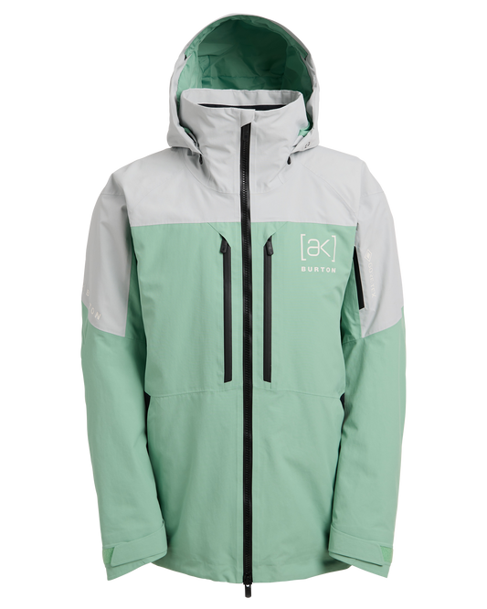 Burton Men's [ak]® Swash GORE-TEX® 2L Snow Jacket - Gray Cloud/Soft Sage/True Black