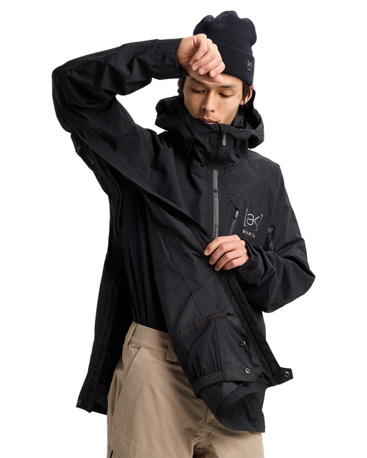Burton Men's [ak]® Velocity GORE-TEX® 2L Snow Anorak - True Black Men's Snow Jackets - Trojan Wake Ski Snow