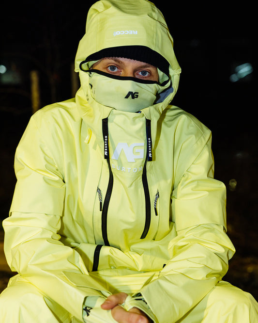 Burton Men's Analog Hardpack Gore-Tex 3L Snow Jacket - Sulfur Zest - 2024 Men's Snow Jackets - SnowSkiersWarehouse
