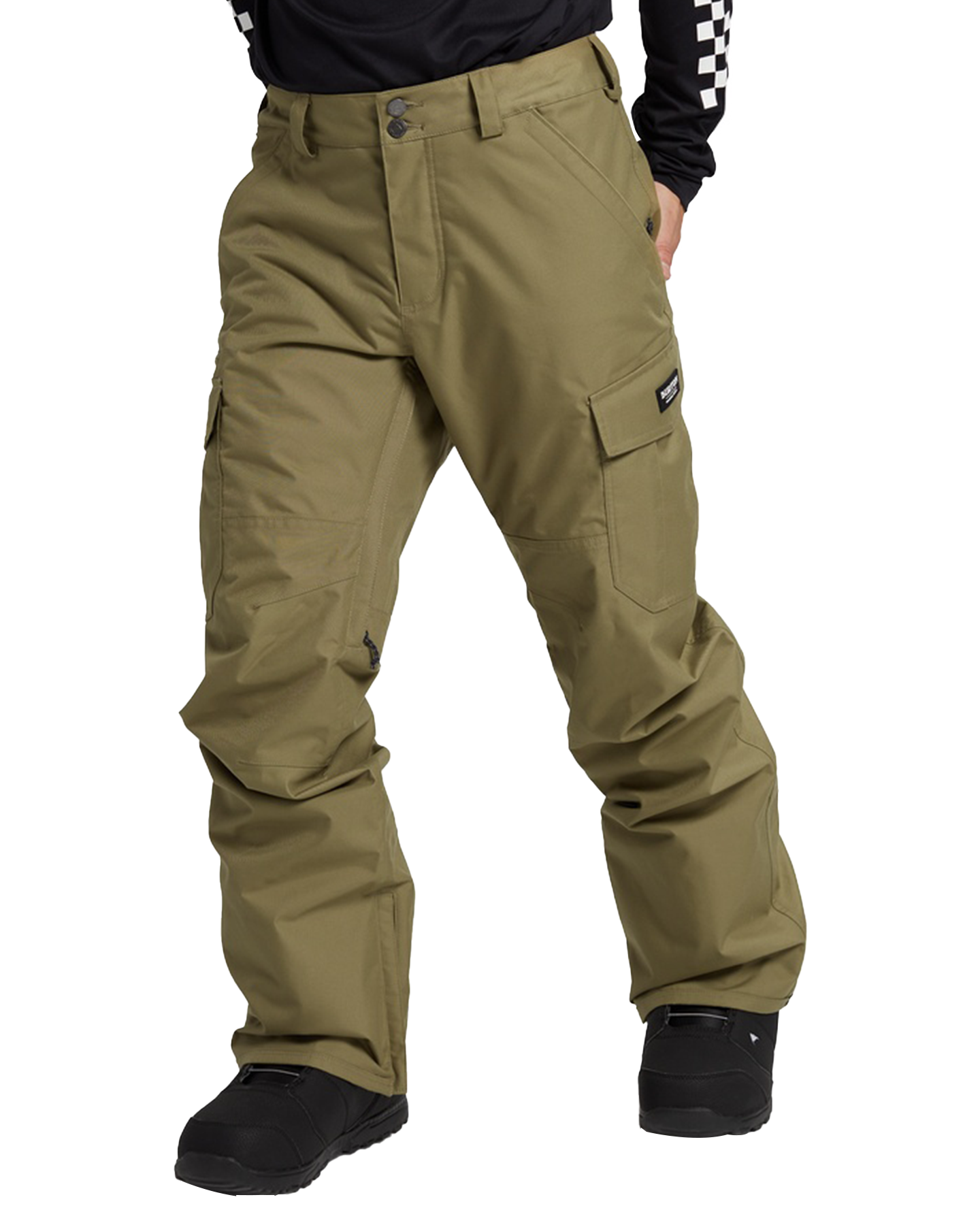 Burton Men's Cargo 2L Snow Pants - Regular Fit - Martini Olive Snow Pants - Trojan Wake Ski Snow