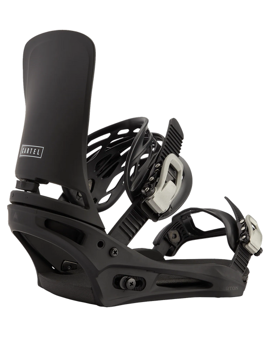 Burton Men's Cartel Re:Flex Snowboard Bindings - Black Men's Snowboard Bindings - Trojan Wake Ski Snow