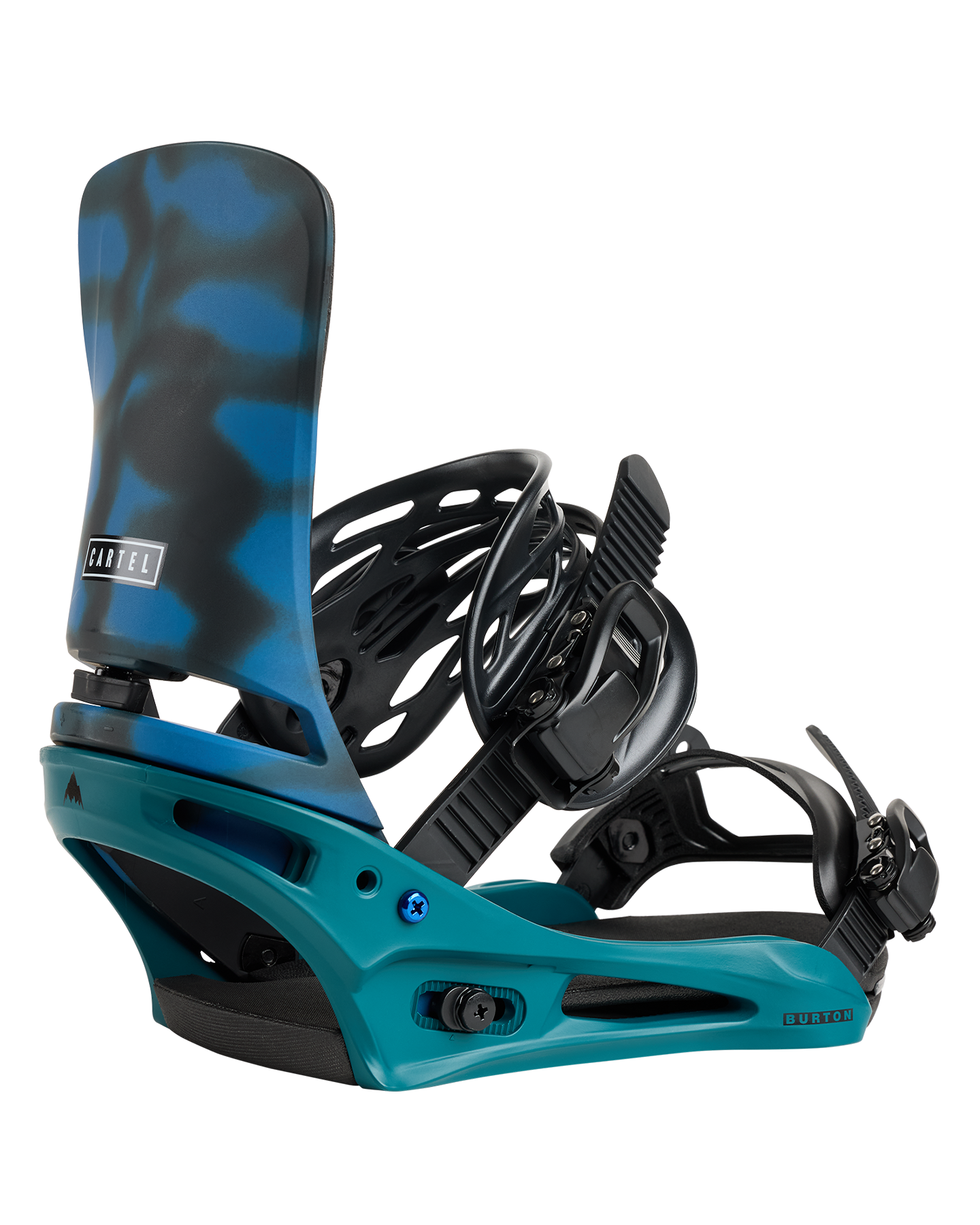 Burton Men's Cartel Re:Flex Snowboard Bindings - Evergreen Shatter