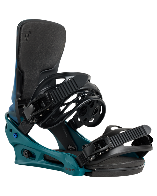 Burton Men's Cartel Re:Flex Snowboard Bindings - Evergreen Shatter Men's Snowboard Bindings - Trojan Wake Ski Snow