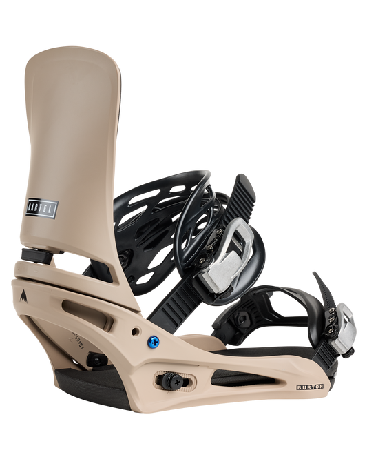 Burton Men's Cartel Re:Flex Snowboard Bindings - Summit Taupe Men's Snowboard Bindings - Trojan Wake Ski Snow