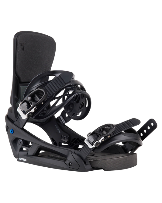 Burton Men's Cartel X Est® Snowboard Bindings - Black / White / Graphic - 2024 Snowboard Bindings - Mens - Trojan Wake Ski Snow