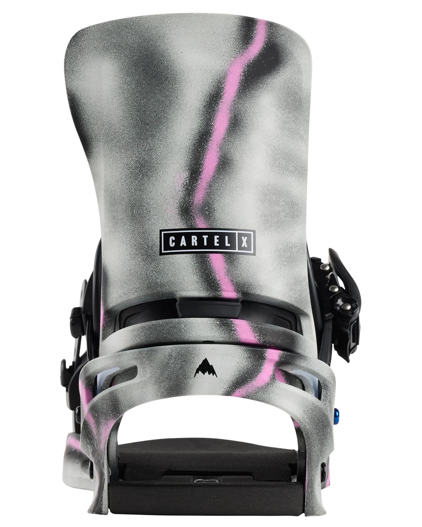 Burton Men's Cartel X Re:Flex Snowboard Bindings - Gray/Pink Men's Snowboard Bindings - Trojan Wake Ski Snow