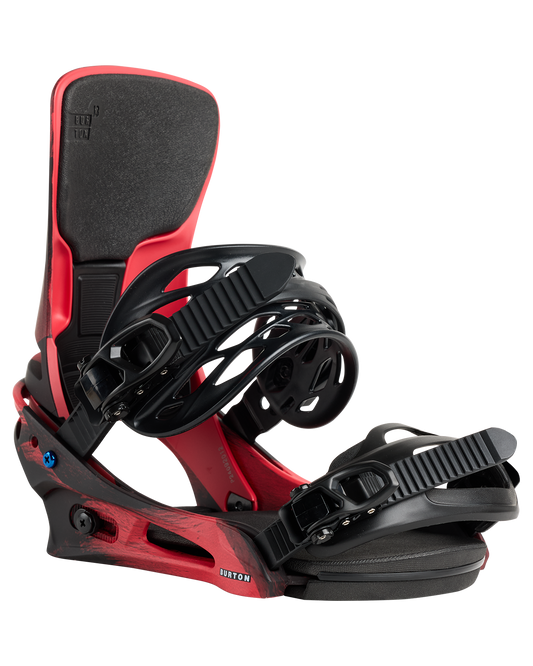 Burton Men's Cartel X Re:Flex Snowboard Bindings - Black / Red Men's Snowboard Bindings - Trojan Wake Ski Snow