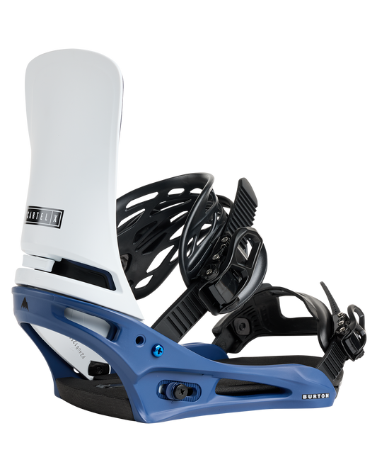 Burton Men's Cartel X Re:Flex Snowboard Bindings - Nightfall/White Men's Snowboard Bindings - Trojan Wake Ski Snow