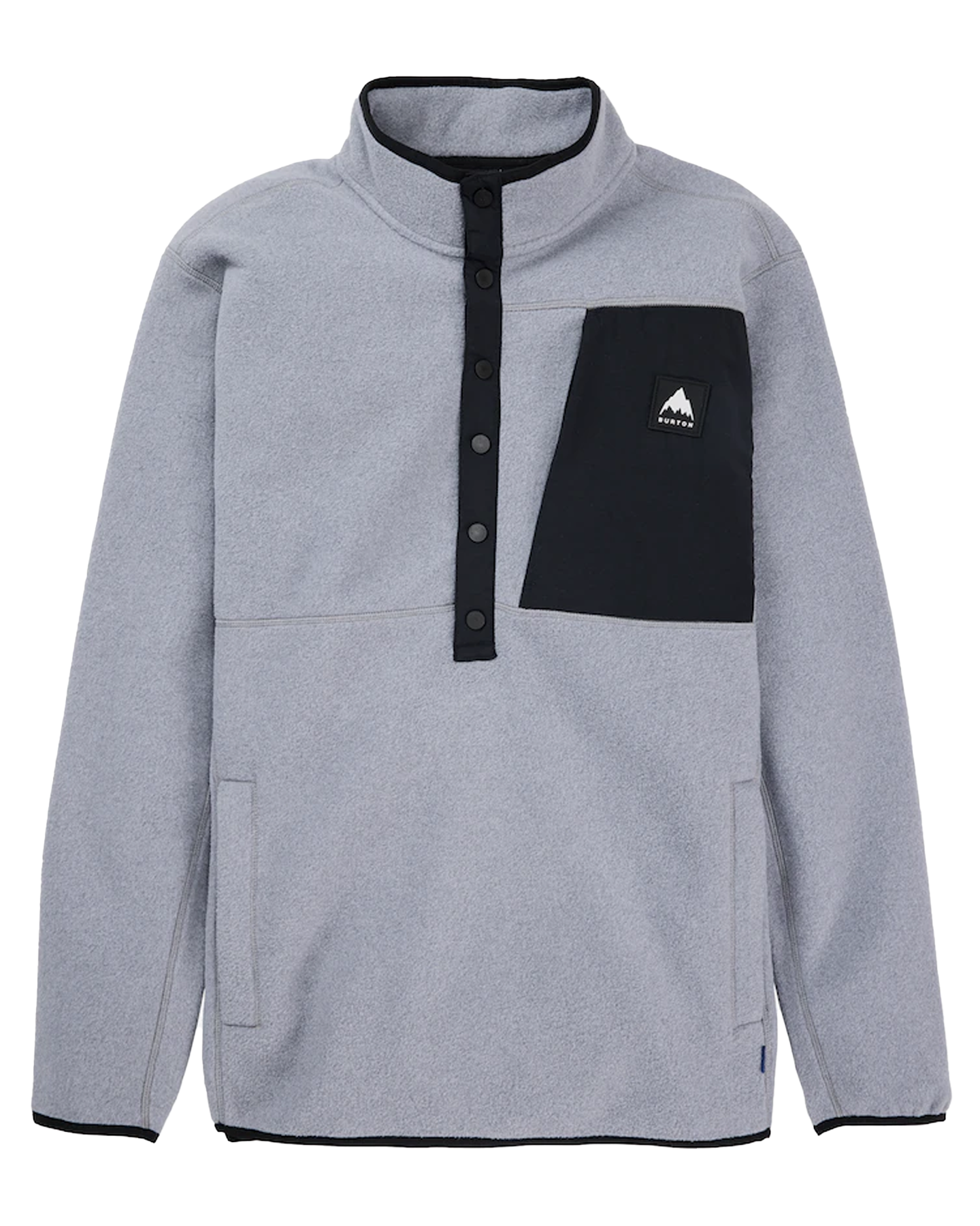 Burton Men's Cinder Fleece Pullover - Gray Heather Hoodies & Sweatshirts - Trojan Wake Ski Snow