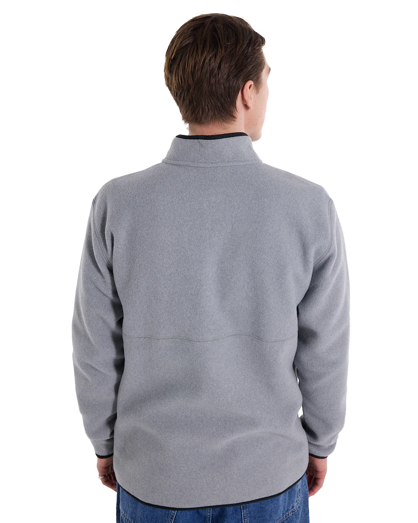 Burton Men's Cinder Fleece Pullover - Gray Heather Hoodies & Sweatshirts - Trojan Wake Ski Snow