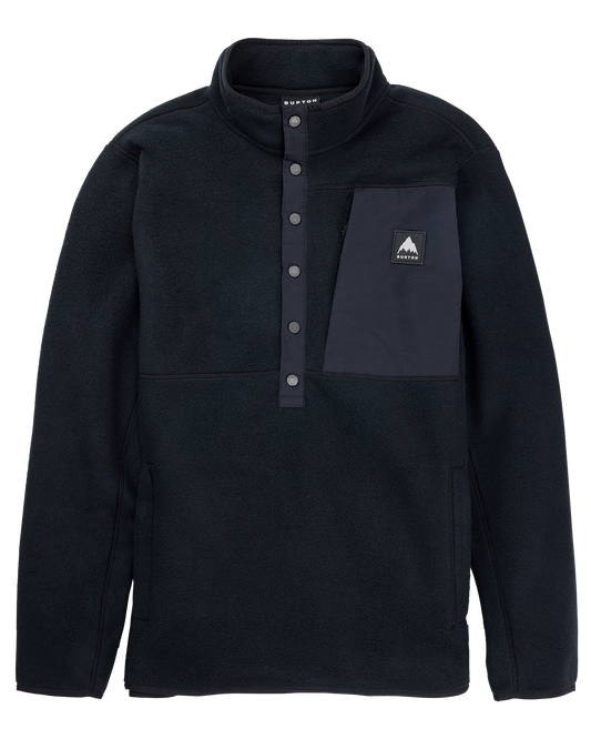 Burton Men's Cinder Fleece Pullover - True Black