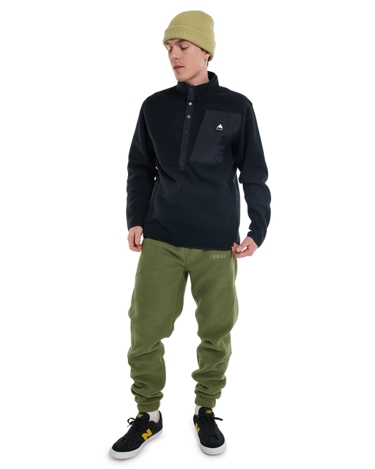 Burton Men's Cinder Fleece Pullover - True Black