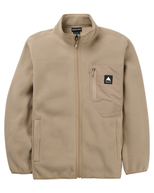 Burton Men's Cinder Full-Zip Fleece - Summit Taupe
