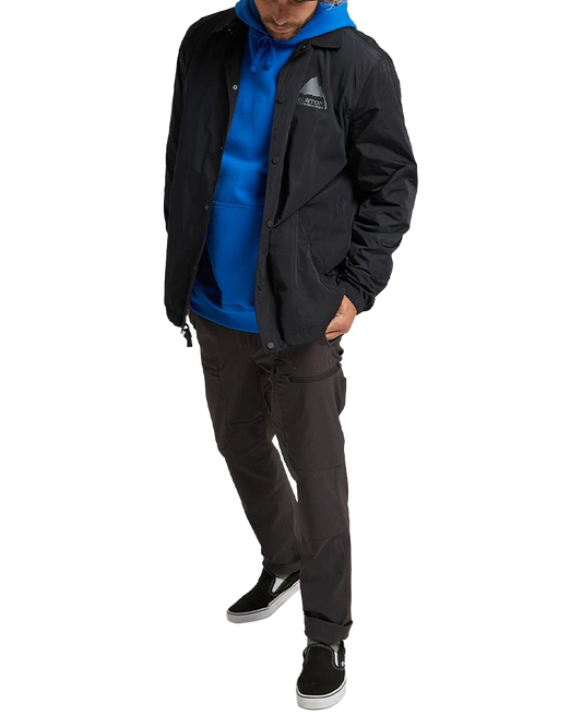 Burton Men's Coaches Jacket - True Black Men's Jackets - Trojan Wake Ski Snow