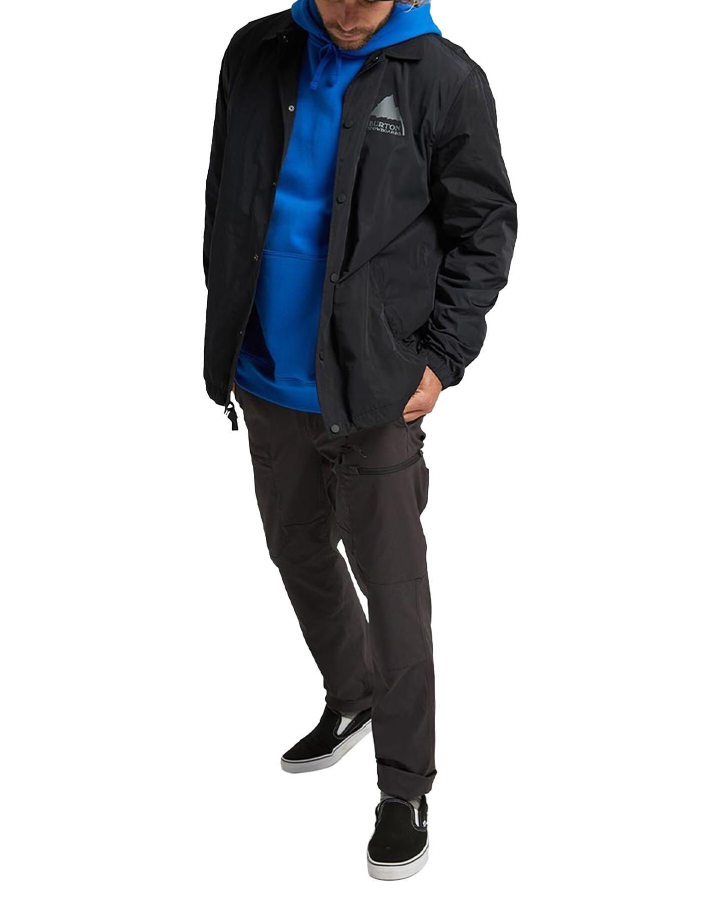 Burton Men's Coaches Jacket - True Black Jackets - Trojan Wake Ski Snow