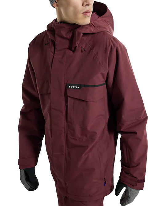 Burton Men's Covert 2.0 Snow Jacket - Almandine Snow Jackets - Trojan Wake Ski Snow