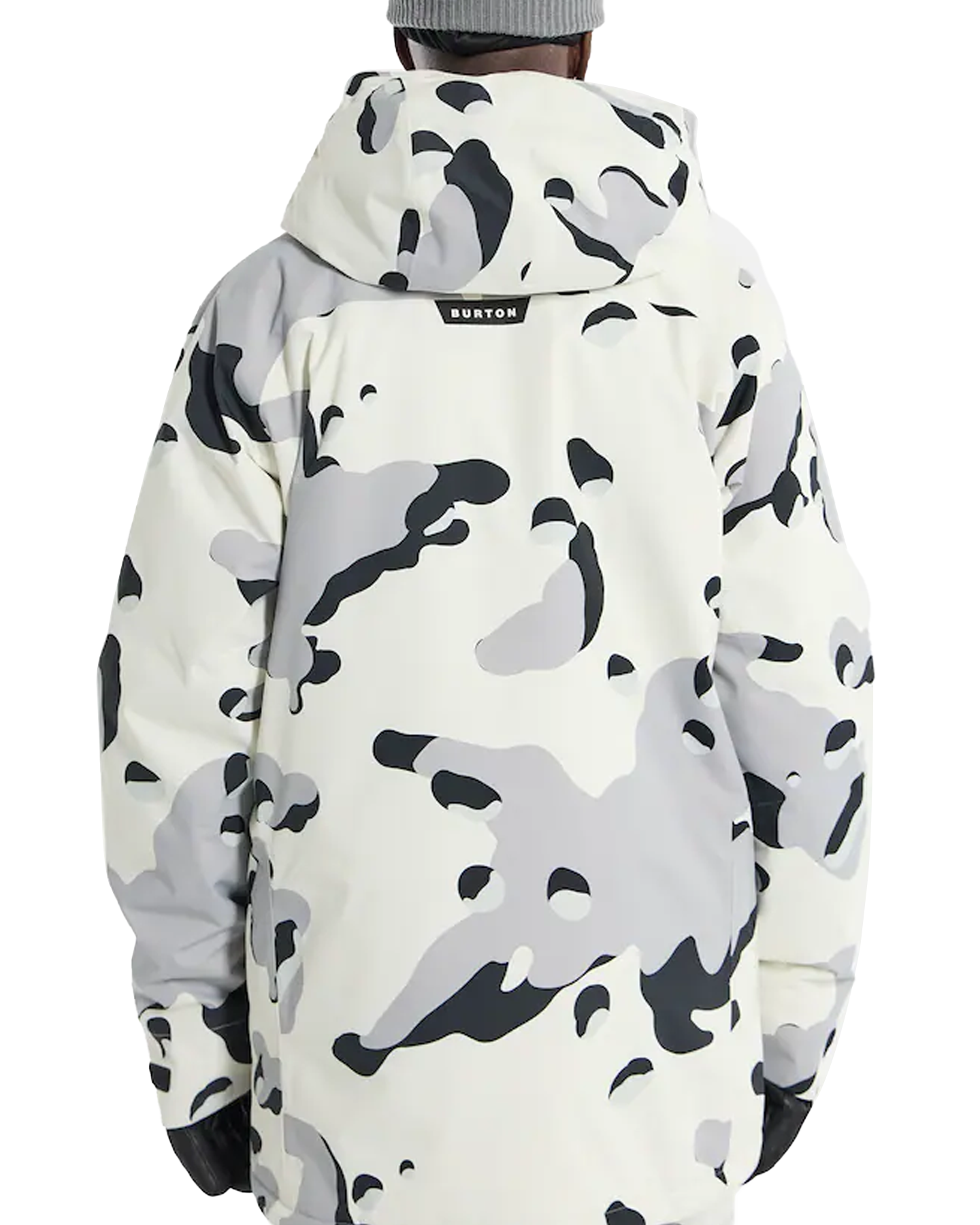 Burton Men's Covert 2.0 Snow Jacket - Stout White Cookie Camo Snow Jackets - Trojan Wake Ski Snow