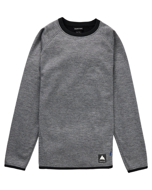 Burton Men's Crown Weatherproof Crewneck Fleece - True Black Heather