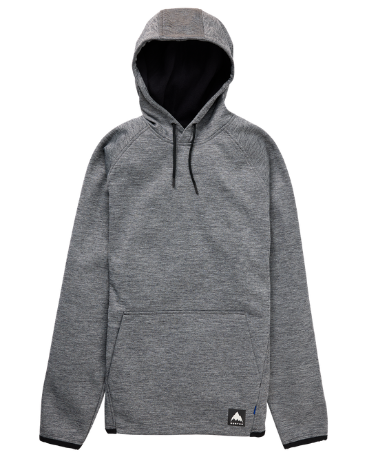 Burton Men's Crown Weatherproof Hoodie Pullover Fleece - True Black Heather