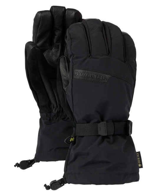 Burton Men's Deluxe Gore-Tex Snow Gloves - True Black Men's Snow Gloves & Mittens - SnowSkiersWarehouse