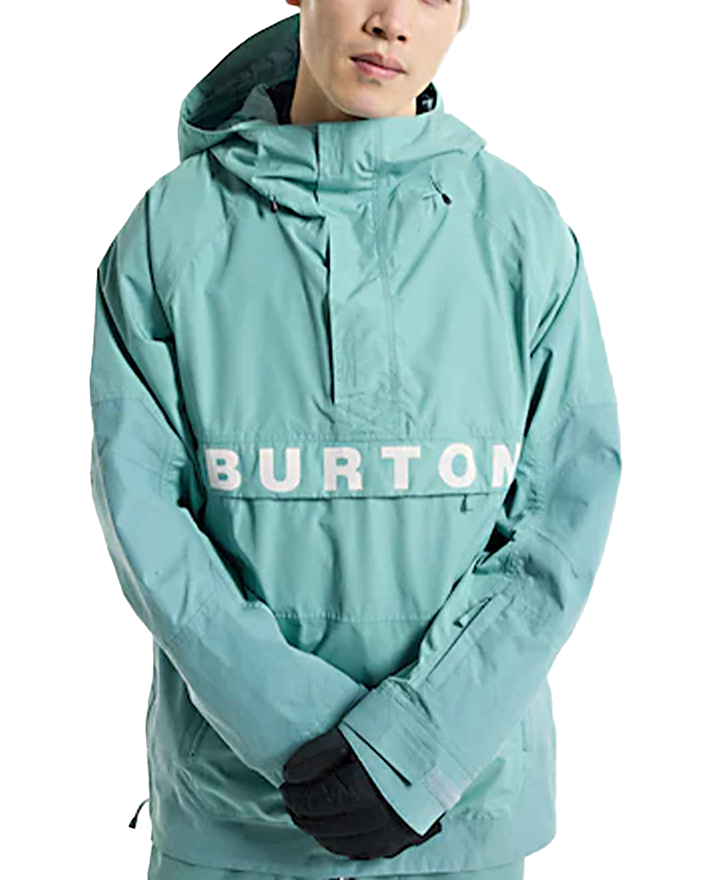 Burton Men's Frostner 2L Anorak Snow Jacket - Rock Lichen Men's Snow Jackets - SnowSkiersWarehouse