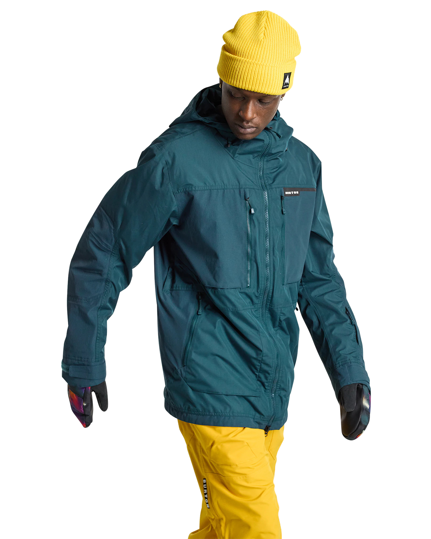 Burton Men's Frostner 2L Snow Jacket - Deep Emerald Men's Snow Jackets - Trojan Wake Ski Snow