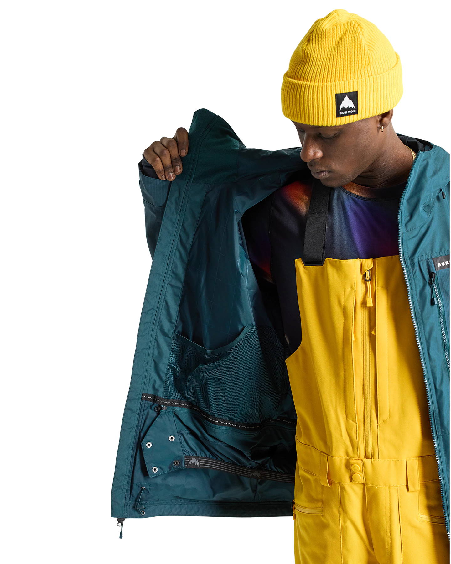 Burton Men's Frostner 2L Snow Jacket - Deep Emerald Men's Snow Jackets - Trojan Wake Ski Snow