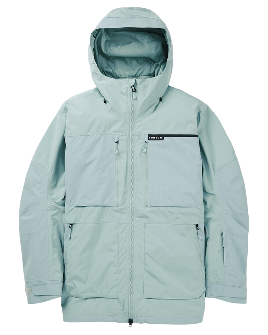 Burton Men's Frostner 2L Snow Jacket - Petrol Green Men's Snow Jackets - Trojan Wake Ski Snow