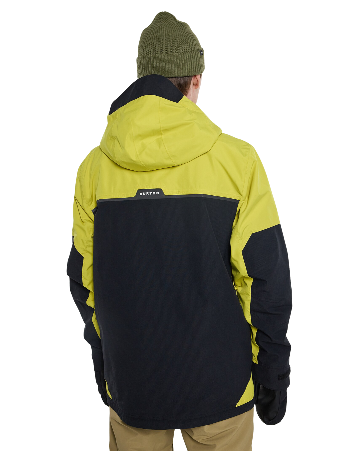Burton Men's Frostner 2L Snow Jacket - Sulfur/True Black Men's Snow Jackets - Trojan Wake Ski Snow