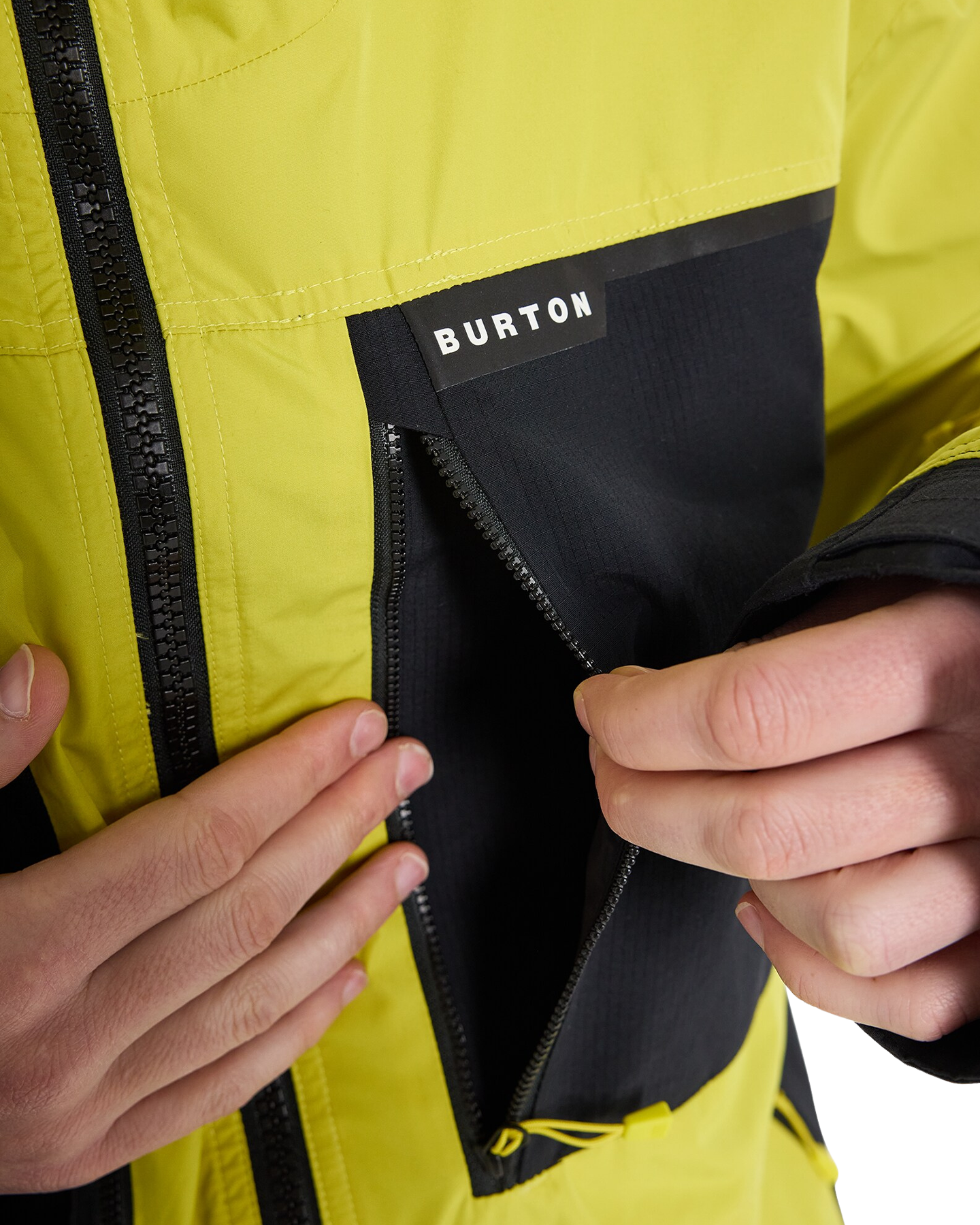 Burton Men's Frostner 2L Snow Jacket - Sulfur/True Black Men's Snow Jackets - Trojan Wake Ski Snow