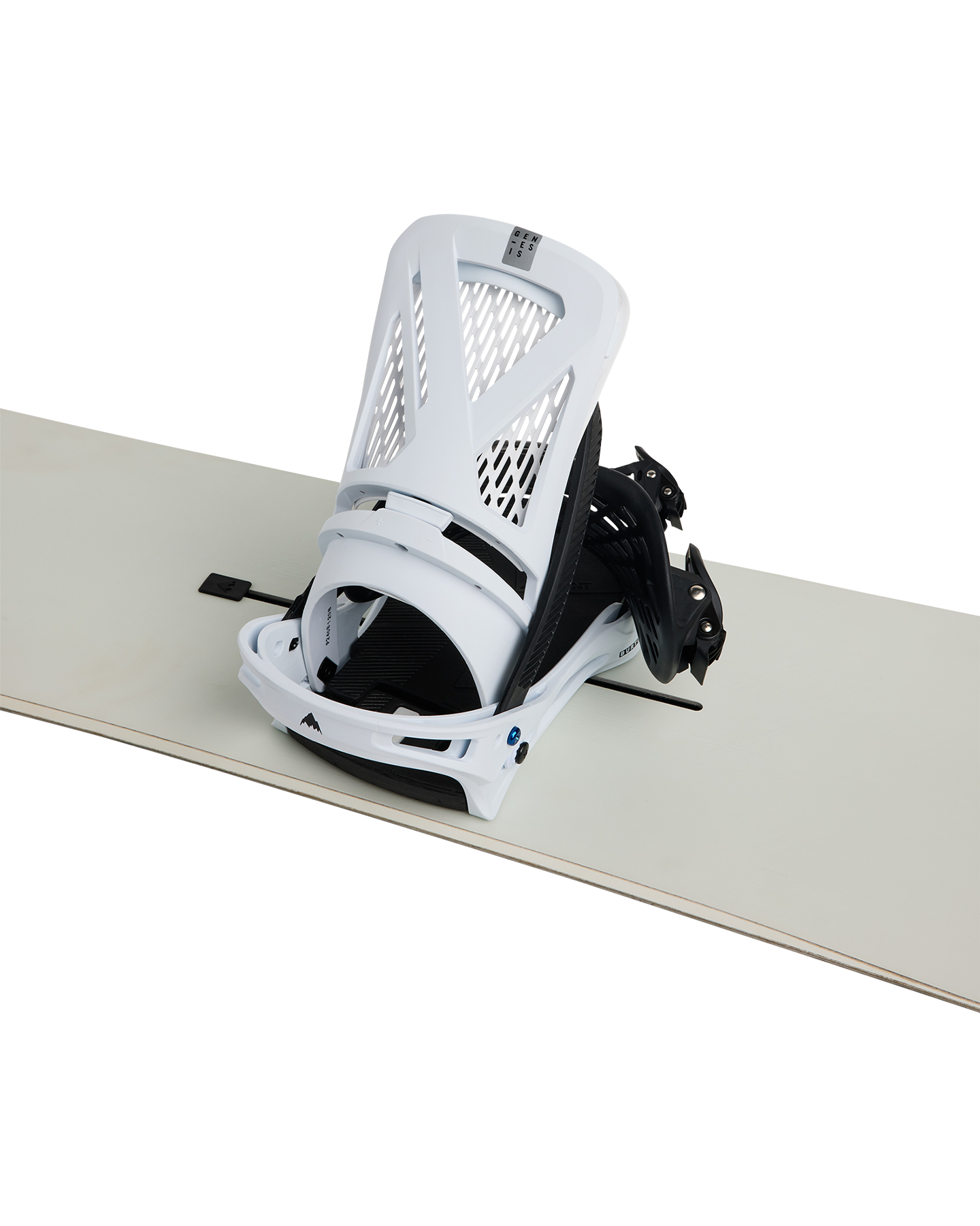 Burton Men's Genesis Re:Flex Snowboard Bindings - White Men's Snowboard Bindings - Trojan Wake Ski Snow