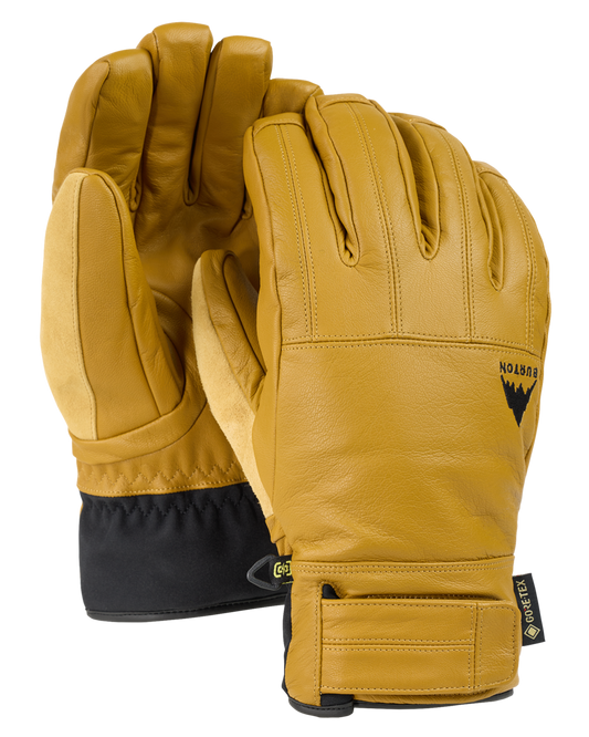Burton Men's Gondy Gore-Tex Leather Snow Gloves - Rawhide Men's Snow Gloves & Mittens - SnowSkiersWarehouse