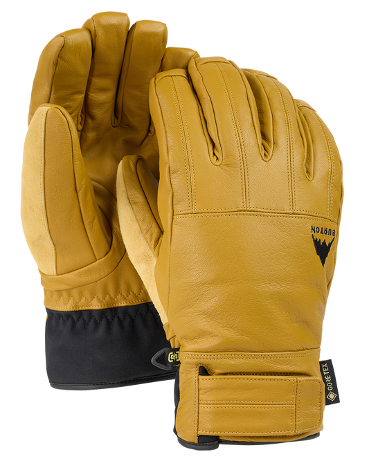 Burton Men's Gondy GORE-TEX® Leather Snow Gloves - Rawhide Men's Snow Gloves - Trojan Wake Ski Snow