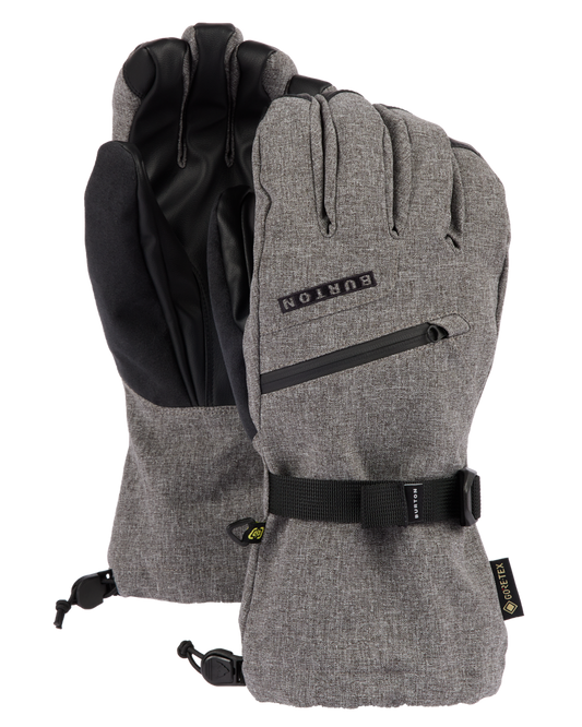 Burton Men's Gore-Tex Snow Gloves - Gray Heather Men's Snow Gloves & Mittens - SnowSkiersWarehouse