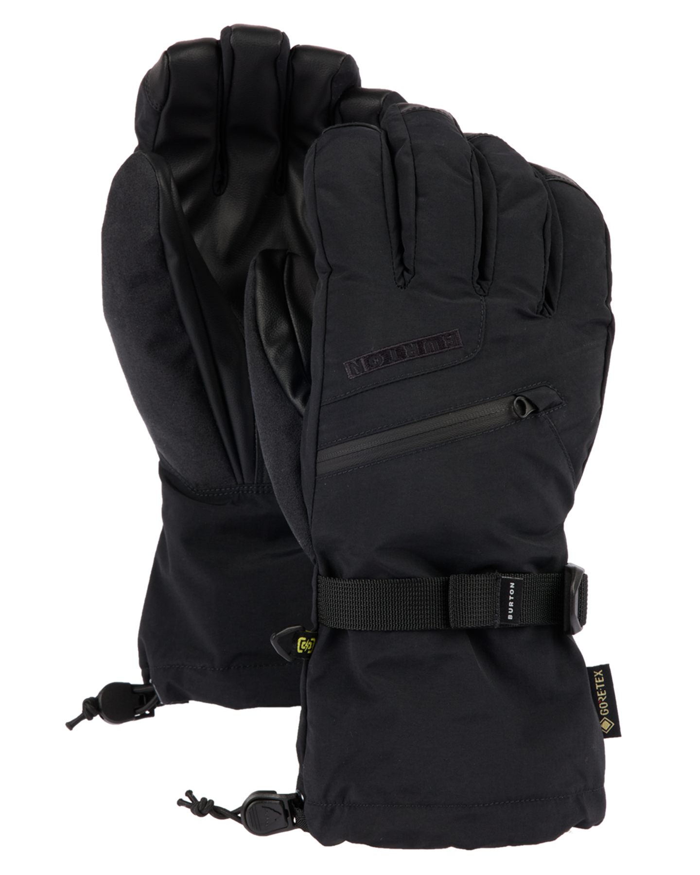 Burton Men's Gore-Tex Snow Gloves - True Black Men's Snow Gloves & Mittens - SnowSkiersWarehouse
