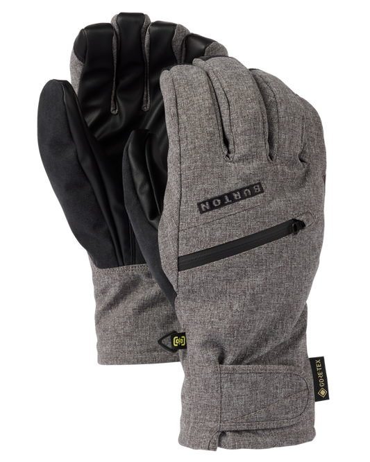 Burton Men's Gore-Tex Under Snow Gloves - Gray Heather Men's Snow Gloves & Mittens - SnowSkiersWarehouse