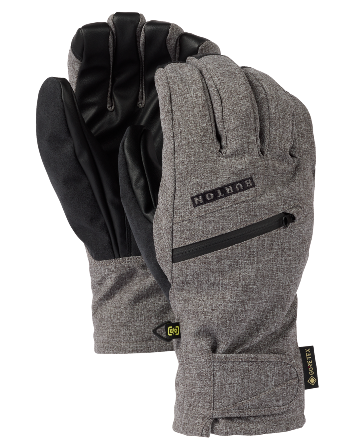 Burton Men's Gore-Tex Under Snow Gloves - Gray Heather Men's Snow Gloves & Mittens - SnowSkiersWarehouse